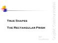 True Shapes PowerPoint PPT Presentation