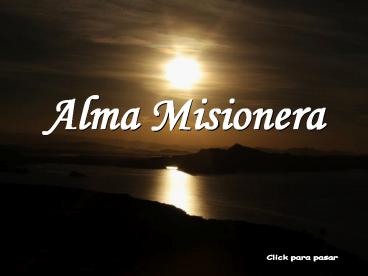 Alma Misionera