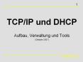 TCP/IP und DHCP PowerPoint PPT Presentation