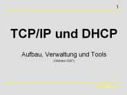 TCP/IP und DHCP
