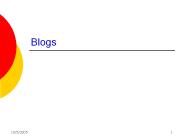 Blogs