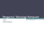 Pengantar Teknologi Komputer
