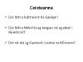 Ceisteanna PowerPoint PPT Presentation