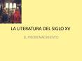 LA LITERATURA DEL SIGLO XV PowerPoint PPT Presentation