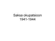 Saksa okupatsioon 1941-1944