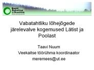 Vabatahtliku l