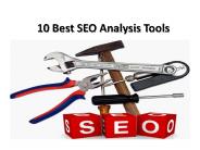 10 Best SEO Analysis Tools