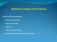 MONONUCLEOZA INFECTIOASA