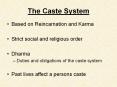 The Caste System PowerPoint PPT Presentation