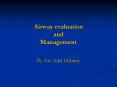 Airway evaluation and Management PowerPoint PPT Presentation