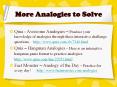 More Analogies to Solve PowerPoint PPT Presentation