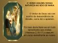 O VERBO ASSUMIU NOSSA NATUREZA NO SEIO DE MARIA PowerPoint PPT Presentation