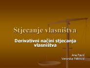 Stjecanje vlasni