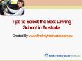 Learn To Drive With Best Driving School By Compare It@ www.findmyinstructor.com.au PowerPoint PPT Presentation