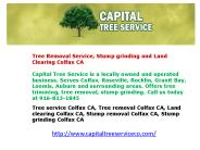 Stump removal Colfax CA, Stump grinding Colfax CA
