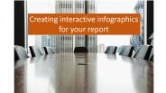 Creating interactive infographics for your report