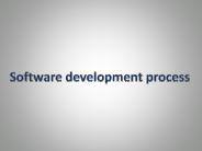 Software development process
