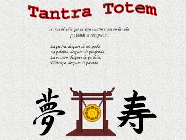 Tantra Chino