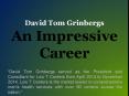 David Tom Grinbergs - An Impressive Career PowerPoint PPT Presentation