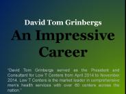 David Tom Grinbergs - An Impressive Career