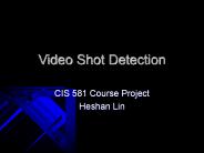 Video Shot Detection