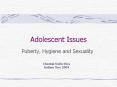 Adolescent Issues PowerPoint PPT Presentation