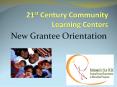 21st Century Community Learning Centers PowerPoint PPT Presentation