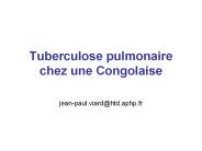 Tuberculose pulmonaire chez une Congolaise