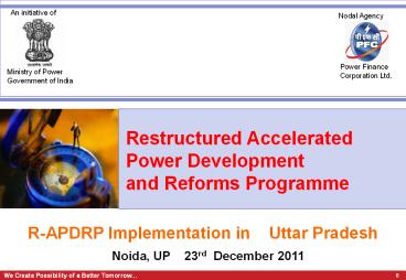 Restructured Accelerated Power Development and Reforms Programme
