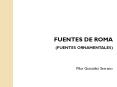 Fuentes ornamentales de Roma PowerPoint PPT Presentation
