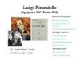 Luigi Pirandello (Agrigento 1867-Roma 1936) PowerPoint PPT Presentation