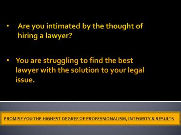 Hiring a Lawyer- Utah Law Firm