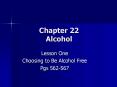 Chapter 22 Alcohol PowerPoint PPT Presentation