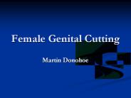 Female Genital Cutting