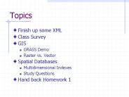 Finish up some XML