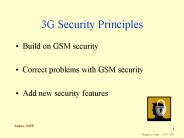 3G Security Principles