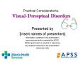 Practical Considerations- Visual-Perceptual Disorders PowerPoint PPT Presentation