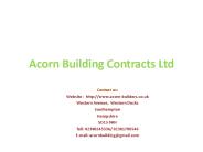 Acorn Builders Winchester Southampton