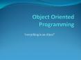 Object Oriented Programming PowerPoint PPT Presentation