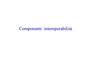 Componenti: interoperabilit