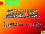 SCIENZA DEGLI ALIMENTI
