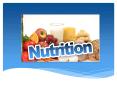 Nutrients are compounds in food that your body needs to function properly for survival, growth, and energy. PowerPoint PPT Presentation