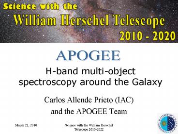 H-band multi-object spectroscopy around the Galaxy