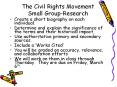 The Civil Rights Movement Small Group-Research PowerPoint PPT Presentation