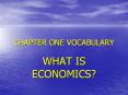 CHAPTER ONE VOCABULARY PowerPoint PPT Presentation