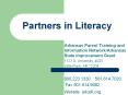 Partners in Literacy PowerPoint PPT Presentation