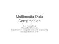 Multimedia Data Compression PowerPoint PPT Presentation