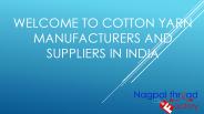 cotton yarn suppliers