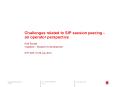 Challenges related to SIP session peering - an operator perspective PowerPoint PPT Presentation