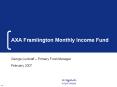AXA Framlington Monthly Income Fund PowerPoint PPT Presentation